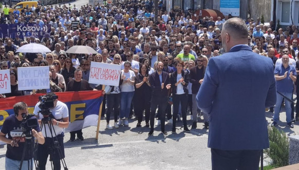 Štrpce podrška Srbima na Severu Kosova 