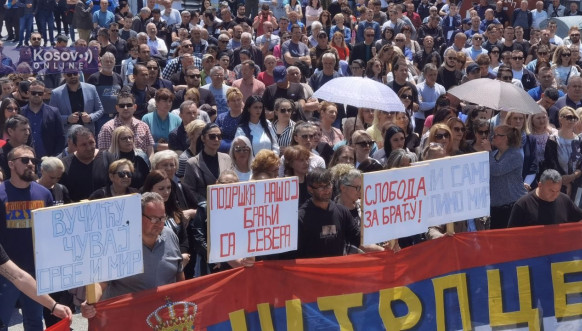 Štrpce podrška Srbima na Severu Kosova 