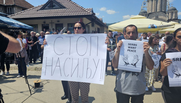 Protest Severna Mitrovica