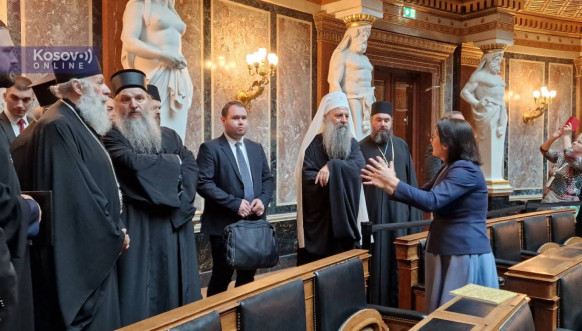 Patrijarh Porfirije posetio austrijski parlament u Beču