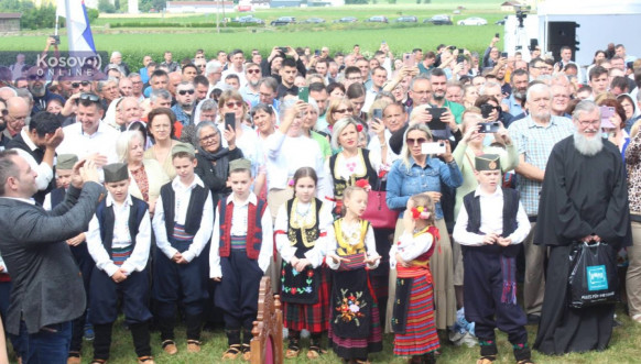 Osveštanje spomen kapele na vojničkom groblju u Mauthauzenu
