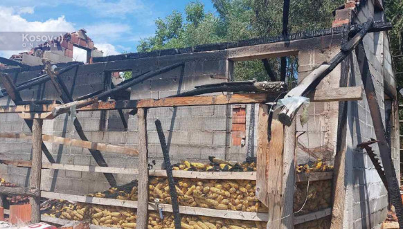 Požar u domaćinstvu povratničke porodice Janković u selu Blagača
