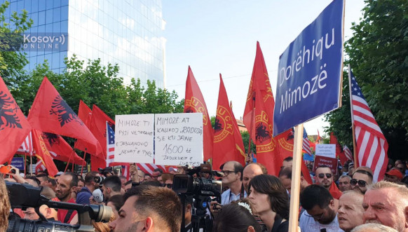Protest veterana OVK u Prištini