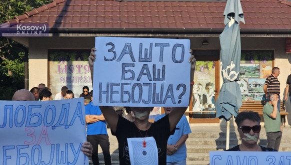Protest u Leposaviću Protest u Leposaviću