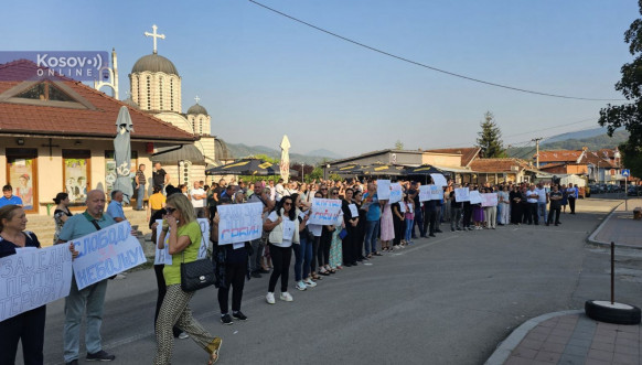 Protest u Leposaviću Protest u Leposaviću
