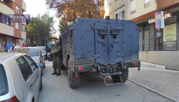 Oklopna vozila specijalne jedinice kosovske policije
