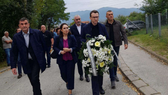 Petar Petković na sahrani Stefana Nedeljkovića