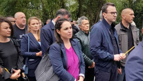 Petar Petković na sahrani Stefana Nedeljkovića