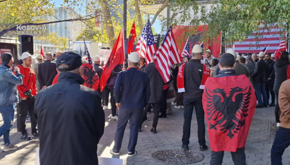 Protest Albanaca u Njujorku