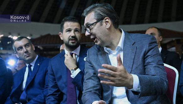 Aleksandar Vučić i Jakov Milatović Sajam vina