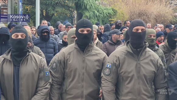 Protest specijalaca u Prištini