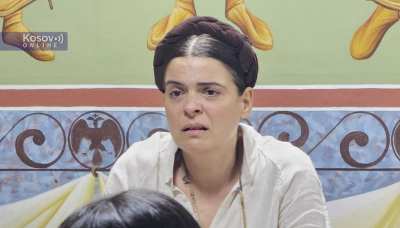 Monodrama Čovečice u Leposaviću, glumica Milena Predić
