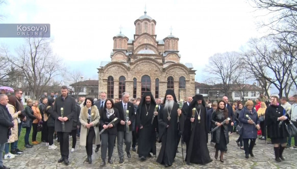 Otkrivanje spomenika žrtvama pogroma u Gračanici