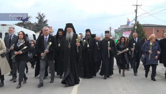 Otkrivanje spomenika žrtvama pogroma u Gračanici
