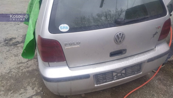 Zapaljen automobil u Leposaviću