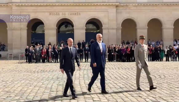 Edi Rama i Emanuel Makron