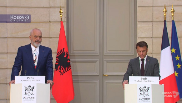 Edi Rama i Emanuel Makron