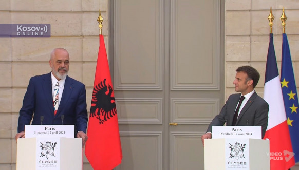 Edi Rama i Emanuel Makron
