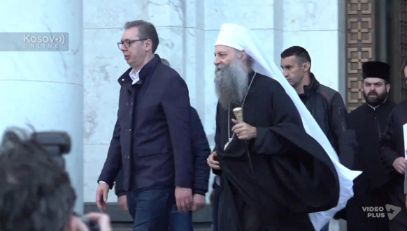 Aleksandar Vučić i patrijarh Porfirije