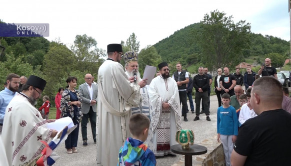 Osvećenje crkve u selu Rodelj