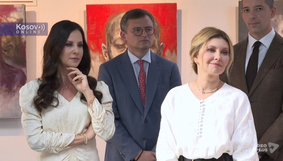 Tamara Vučić, Olena Zelenska, Dmitro Kuleba i Marko Đurić Tamara Vučić, Olena Zelenska, Dmitro Kuleba i Marko Đurić