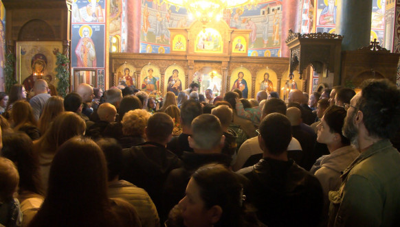 Vaskršnja liturgija u Severnoj Mitrovici