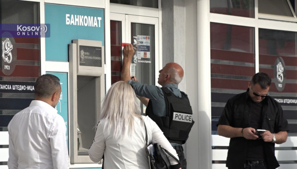 Zapečaćena ekspozitura Banke Poštanske štedionice u Leposaviću
