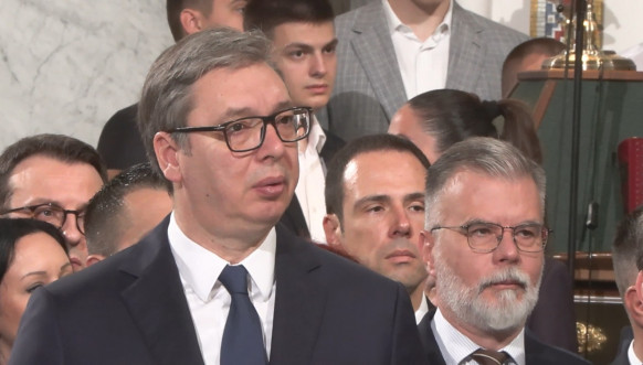 Aleksandar Vucic moleban