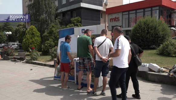 Elektrosever info pult u Leposaviću