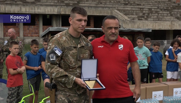 Leposavic FK Kosmet donacija Kfora Leposavic FK Kosmet donacija Kfora