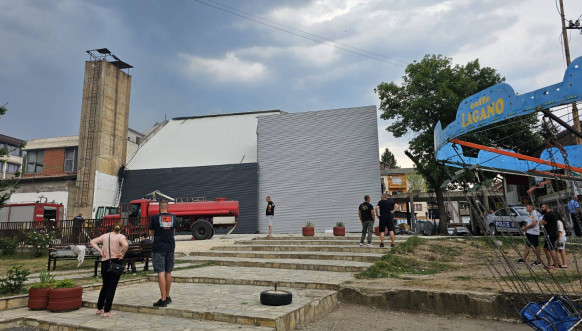 Požar u Leposaviću