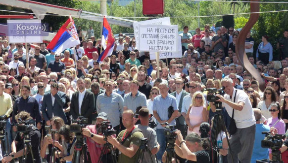 Protest u Severnoj Mitrovici