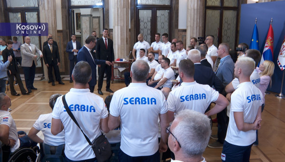 Prijem, Aleksandar Vučić sa srpskim paraolimpijcima