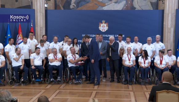 Prijem, Aleksandar Vučić sa srpskim paraolimpijcima
