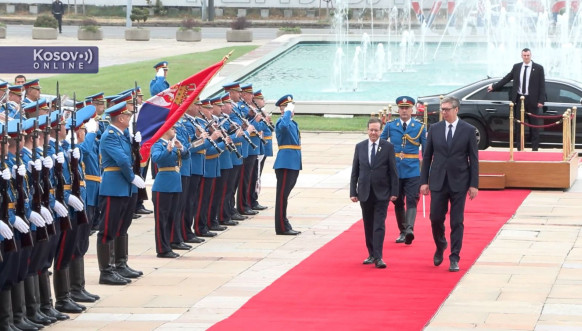 Aleksandar Vučić i Isak Hercog