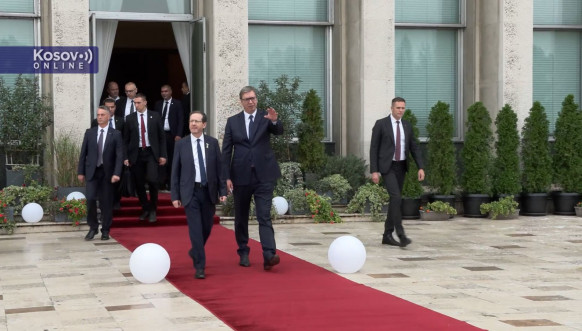 Aleksandar Vučić i Isak Hercog