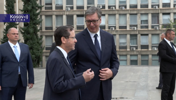 Aleksandar Vučić i Isak Hercog