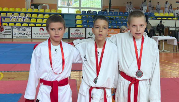 Karatisti Omladinskog karate kluba "Kosovska Mitrovica" osvojili tri medalje