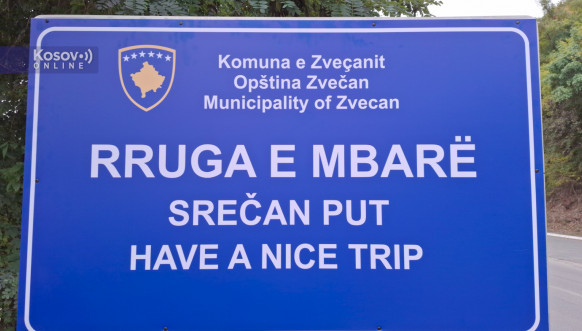 Nove table na putu Severna Mitrovica-Zvečan Nove table na putu Severna Mitrovica-Zvečan