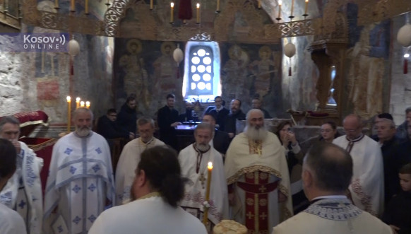 Liturgija u Pećkoj patrijaršiji