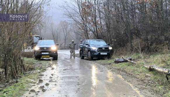 Mesto eksplozije u Zubinom potoku