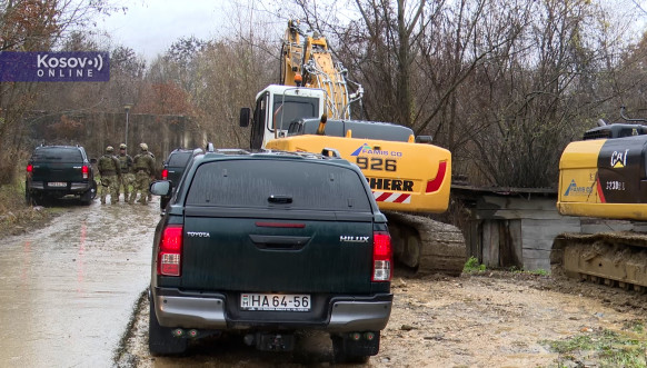 Mesto eksplozije u Zubinom potoku