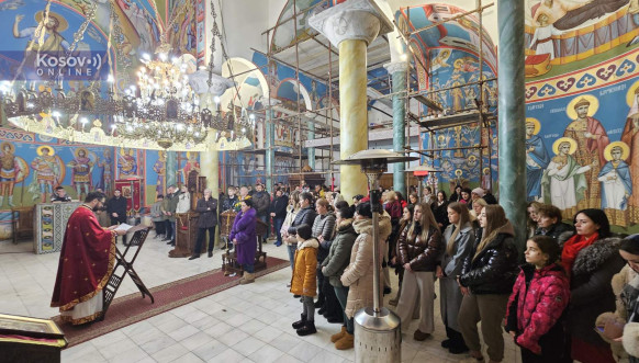 Božićna liturgija u Leposaviću