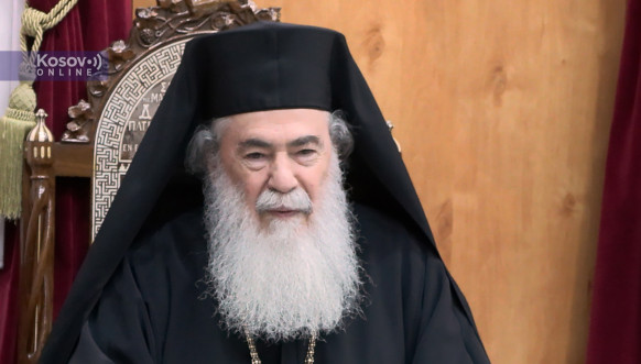 Đurić sa jerusalimskim patrijarhom Đurić sa jerusalimskim patrijarhom