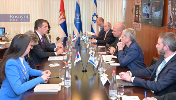 Marko Đurić sa predsednikom Kneseta Amirom Ohanom