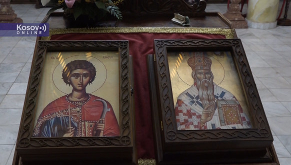 Liturgija u Hramu Svetog Vasilija Ostroškog u Leposaviću