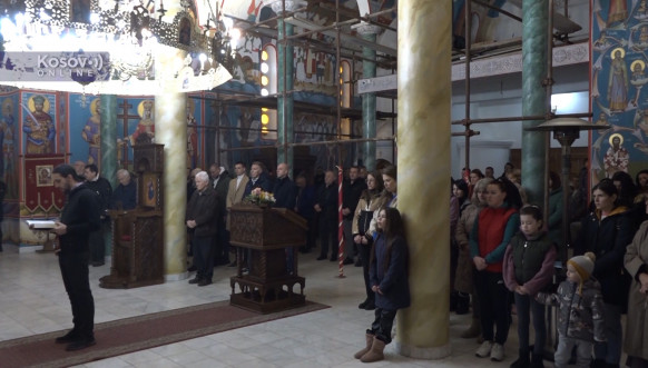 Liturgija u Hramu Svetog Vasilija Ostroškog u Leposaviću