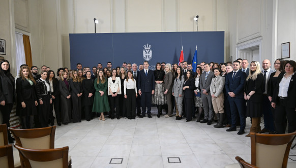 Ministar Đurić sa novom generacijom polaznika Diplomatske akademije MSP
