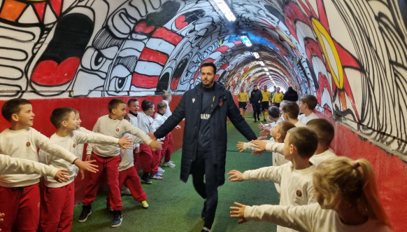 Igrači OFK Dif na Marakani