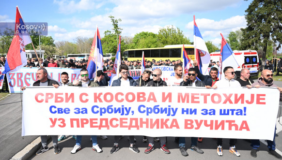 Srbi sa Kosova stigli u Beograd